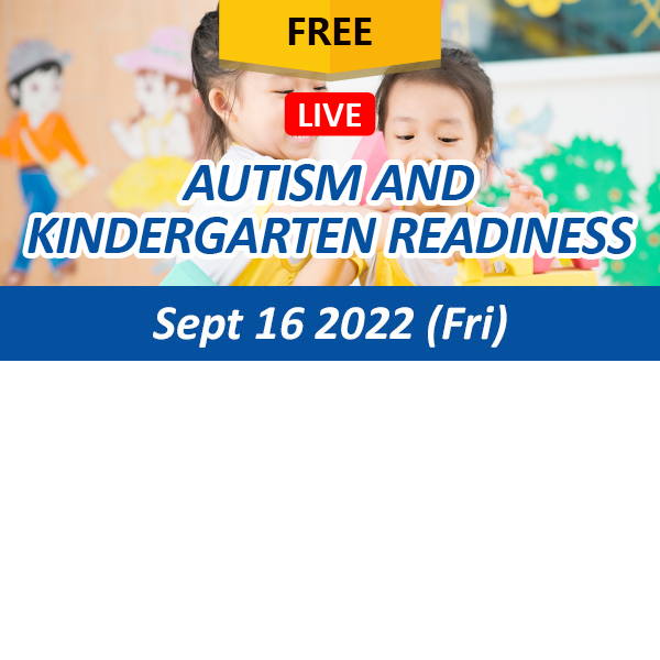 Online ASD Workshop in Sept : Autism and Kindergarten Readiness